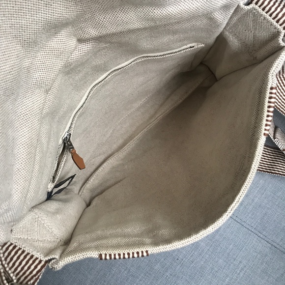 *SOLD* Hermes Canvas Vassus Unisex Messenger Bag - Picture 6 of 8